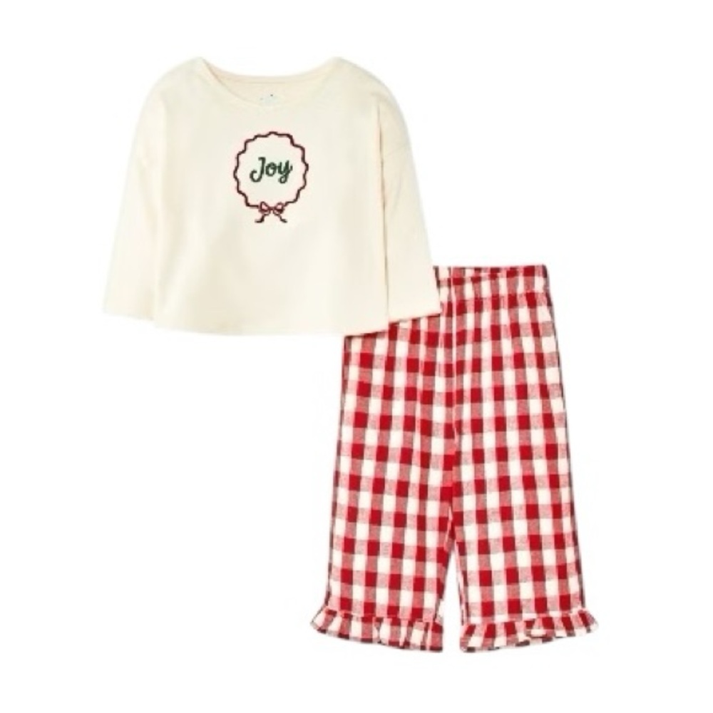 Cloud Island 2 Piece Gingham Holiday Set Size 3/6 Months
